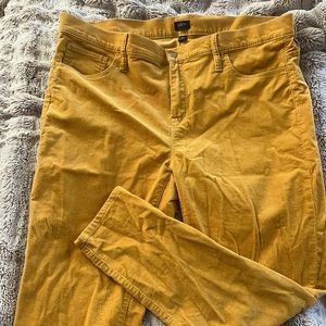 Hot mustard cords from JCrew! size 35 straight leg